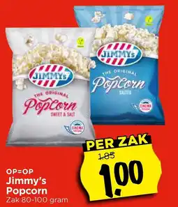 Vomar Voordeelmarkt Jimmy's Popcorn aanbieding