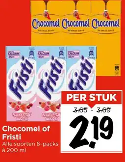 Vomar Voordeelmarkt Chocomel of Fristi aanbieding