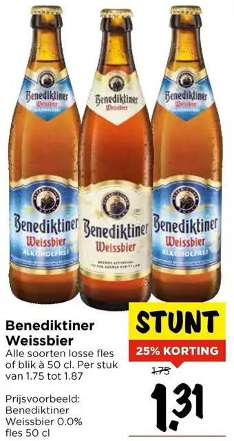 Vomar Voordeelmarkt Benediktiner Weissbier aanbieding