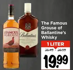 Vomar Voordeelmarkt The Famous Grouse of Ballantine's Whisky aanbieding