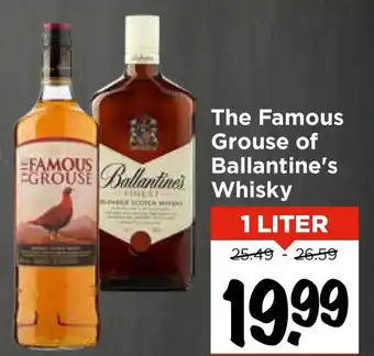 Vomar Voordeelmarkt The Famous Grouse of Ballantine's Whisky aanbieding