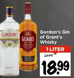 Vomar Voordeelmarkt Gordon's Gin Grants of Grant's aanbieding