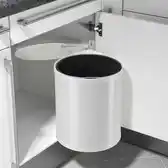 Bol.com Hailo Compact-Box M Prullenbak - 15 l - Inbouwprullenbak - RVS aanbieding