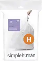 Bol.com Simplehuman Afvalzak Code H - 30 l - 20 stuks aanbieding