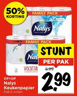 Vomar Voordeelmarkt Nalys Keukenpapier aanbieding