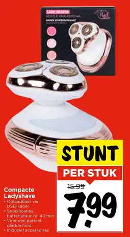 Vomar Voordeelmarkt Compacte Ladyshave aanbieding