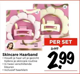 Vomar Voordeelmarkt Skincare Haarband aanbieding