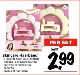 Vomar Voordeelmarkt Skincare Haarband aanbieding