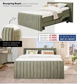 Woonsquare Boxspring Royal aanbieding