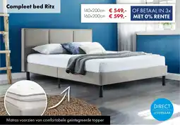 Woonsquare Compleet bed Ritz aanbieding