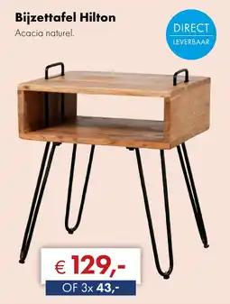 Woonsquare Bijzettafel Hilton aanbieding
