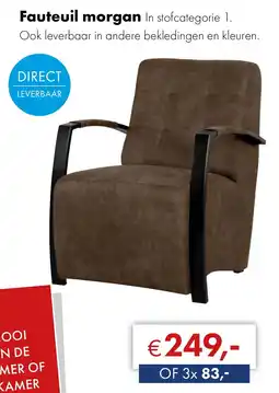 Woonsquare Fauteuil morgan aanbieding