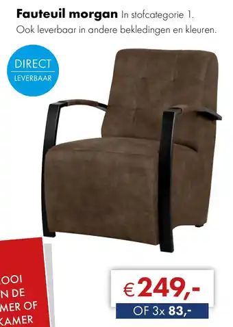 Woonsquare Fauteuil morgan aanbieding
