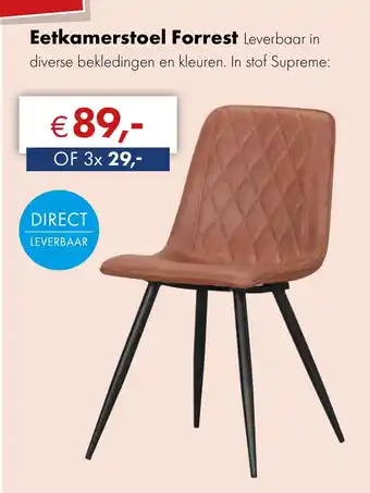 Woonsquare Eetkamerstoel Forrest aanbieding