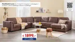 Woonsquare Hoekbank Lucca aanbieding