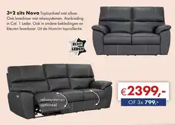 Woonsquare 3+2 zits Nova aanbieding