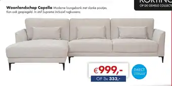 Woonsquare Woonlandschap Capella aanbieding