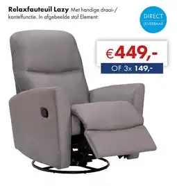 Woonsquare Relaxfauteuil Lazy aanbieding