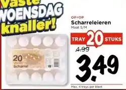 Vomar Voordeelmarkt Scharreleieren Maat S/M aanbieding