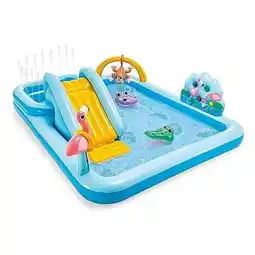 Amazon Intex 57161NP Jungle Adventure Waterspeelset, 244cm x 198cm x 71cm aanbieding