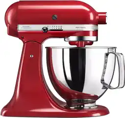 Bol.com KitchenAid Keukenrobot - Keukenmachine Artisan met 300 Watt - 48 L Keizerrood aanbieding