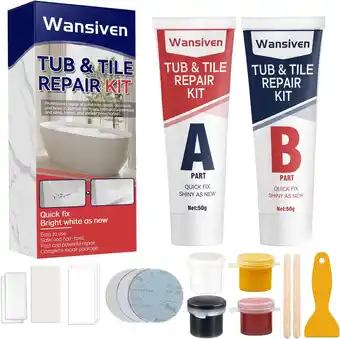 Amazon tegelreparatieset wit aanbieding