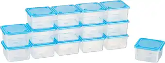 Amazon MiraHome Kigima Mini-vriesdozen, 0,125 l, rechthoekig, 6,5 x 6,5 x 4 cm, 15 stuks aanbieding