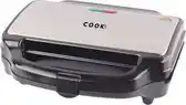 Bol.com COOK-IT Tosti apparaat - Sandwich IJzer XL - Extra Breed 15x28 CM aanbieding