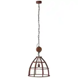 Praxis Brilliant hanglamp Matrix roest ⌀48cm E27 aanbieding