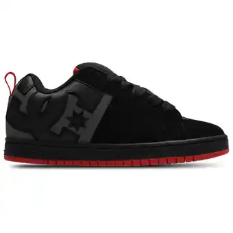 Foot Locker DC Shoes Court Graffik Heren Schoenen - Zwart - Maat: 40.5 - Suède - Foot Locker aanbieding