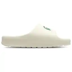 Foot Locker Lacoste Serve 2.0 Evo Heren Slippers en Sandalen - Wit - Maat: 39.5 - Plastic - Foot Locker aanbieding