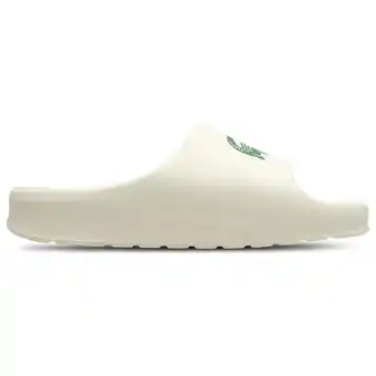 Foot Locker Lacoste Serve 2.0 Evo Heren Slippers en Sandalen - Wit - Maat: 39.5 - Plastic - Foot Locker aanbieding