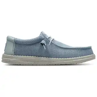 Foot Locker HEYDUDE Wally Stretch Sox Heren Schoenen - Blauw - Maat: 40 - Canvas - Foot Locker aanbieding