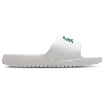 Foot Locker Lacoste Serve 1.0 Heren Slippers en Sandalen - Wit - Maat: 39.5 - Plastic - Foot Locker aanbieding