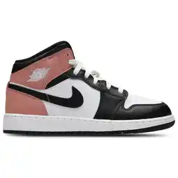 Foot Locker Jordan Aj1 Mid Unisex Schoenen - Wit - Maat: 35.5 - Leer - Foot Locker aanbieding