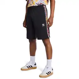 Foot Locker Adidas Adicolor 70s Monogram Short Heren Korte Broeken - Zwart - Maat: XS - Foot Locker aanbieding