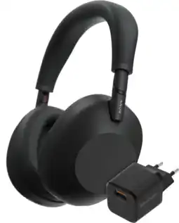 Coolblue Sony WH-1000XM6 Zwart + BlueBuilt Quick Charge Oplader aanbieding