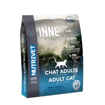 Zooplus 2x6kg Nutrivet Inne Adult Kat met vis droogvoer voor katten aanbieding