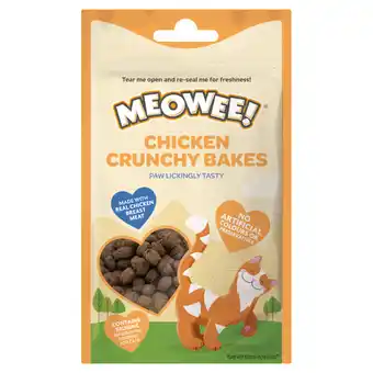 Zooplus Voordeelpakket: 3x40g Meowee! Kip Crunchy Bakes kattensnacks aanbieding