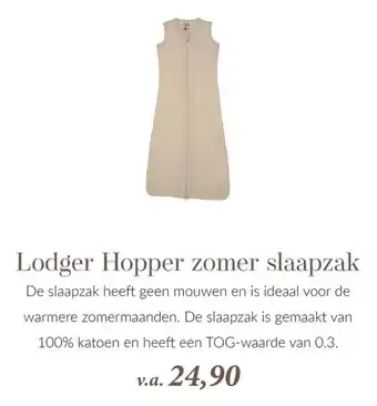 Babypark Lodger Hopper zomer slaapzak aanbieding