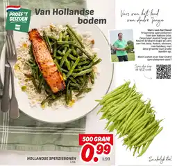 Dekamarkt Hollandse sperziebonen aanbieding