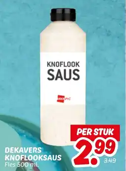 Dekamarkt Dekavers knoflooksaus aanbieding