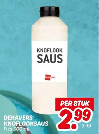 Dekamarkt Dekavers knoflooksaus aanbieding