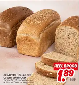 Dekamarkt Dekavers hollander of tarpan brood aanbieding