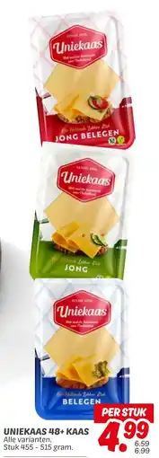 Dekamarkt Uniekaas 48+ kaas aanbieding
