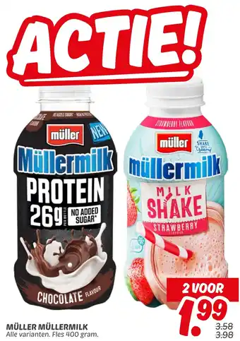 Dekamarkt Müller müllermilk aanbieding