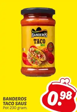 Dekamarkt Banderos taco saus aanbieding