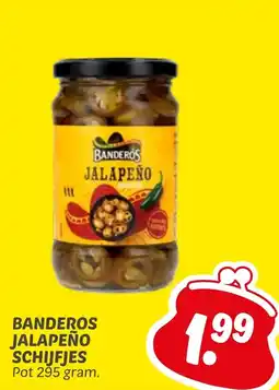Dekamarkt Banderos jalapeño schijfjes aanbieding