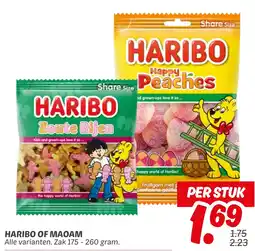 Dekamarkt Haribo of maoam aanbieding