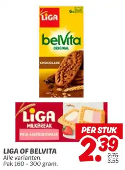 Dekamarkt Liga of belvita aanbieding